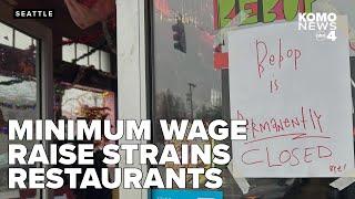 West Seattle restaurant owner closes doors as rising minimum wage strains finances