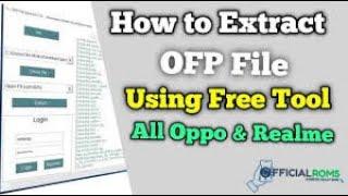 OFP FIle Extract to Scatter or Xml Without Box OR Login