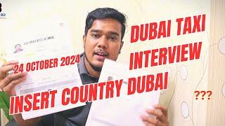 Duabi taxi interview Inside Country 24 October 2024.