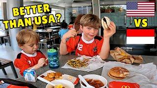 AMERICANS Try INDONESIAN McDONALDS... IS IT BETTER? 
