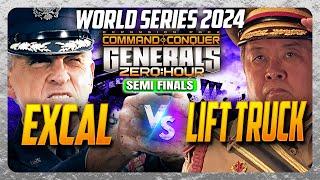  LIVE | C&C Generals Zero Hour World Series 2024 | ExCaL vs Lift Truck | Semi Final