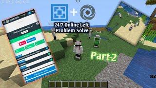 How To Create Minecraft Server Or Fix 24/7 online Bot, Game left Problem 