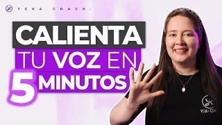 5 MINUTOS DE VOCALIZACIÓN | LIMPIA TU VOZ ANTES DE CANTAR | EJERCICIOS DE CALENTAMIENTO VOCAL