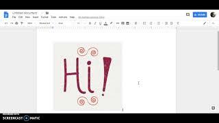 How to adjust, crop and insert images on Google Docs