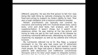 The Story of Cancer Survivor Last Part