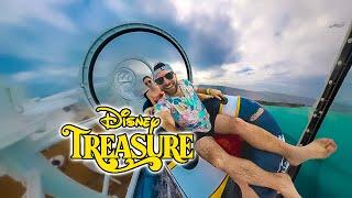 Riding The ALL NEW Attraction On The Disney Treasure: Private Cabana on Disney’s Castaway Cay!