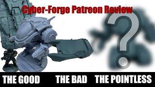 Cyber-Forge 3D-Printed Patreon Review - Welcome pack plus July models