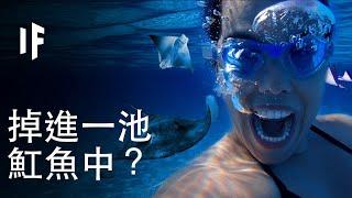 如果你掉進了一池魟魚中？｜大膽科學