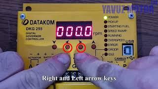 Datakom DKG-255 Parameter Input Digital Generator Control Card