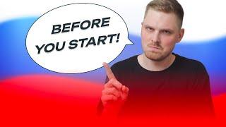 Planning to learn Russian? Watch this first!