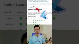 Share feature in Flutter is Easy ️