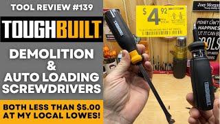 Less that $5 TOUGHBUILT Screwdrivers - Demolition & Auto Loading #tools #maintenance #toughbuilt