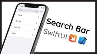 How to create a Search Bar in Xcode with SwiftUI (iOS)