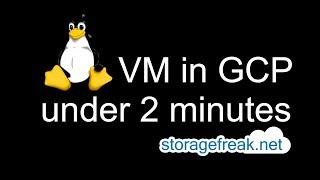 Create Linux VM in Google Cloud under 2 minutes