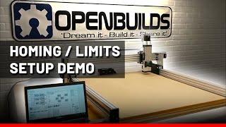 OpenBuilds Quick CNC homing and limits demo