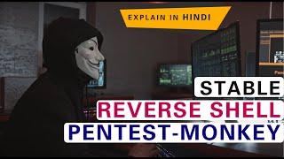 How to get stable reverse shell through PHP Pentest-Monkey with malicious file upload vulnerability