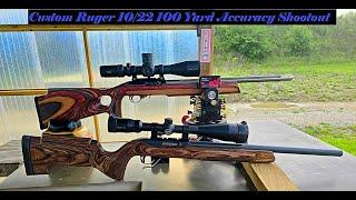 Custom Ruger 10/22 100 Yard Accuracy Shootout