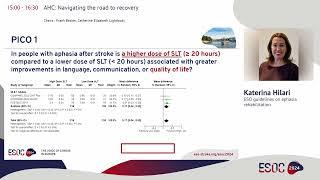 ESOC 2024 AHC Session - ESO Guideline on Aphasia Rehabilitation