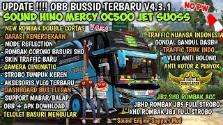 UPDATE BUSSID V4.3.1!! OBB BUSSID V4.3.1 TERBARU SOUND MERCY OC500 JET DARAT SUOSS GRAFIK SUPER HD