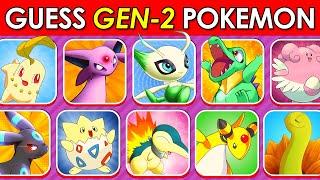 WHO'S THAT POKÉMON?  Guess 100 Pokemon (Gen 2) 