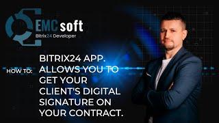 Bitrix24 app. Allows you to get your client's digital signature on your contract. SignUp24.