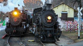 The 2023 North Pole Express on the Essex Steam Train