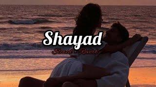 shayad [slowed + Reverb ]arijit singh songs love aaj kal