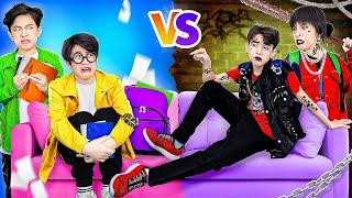 Nerd Boy Vs Mean Boy At School - Funny Stories About Baby Doll
