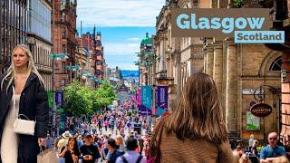 Glasgow, Scotland 󠁧󠁢󠁳󠁣󠁴󠁿 | January 2023 Walking Tour 4K HDR 60fps
