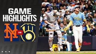 Mets vs. Brewers Game Highlights (9/28/24) | MLB Highlights