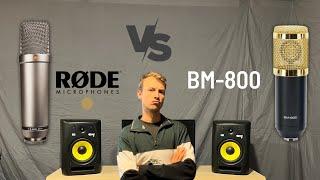 Cheap vs Expensive Vocal Test: Rode NT1A VS BM800 with Chat GPT Song! - Vocals