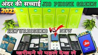 New Jio Green 2023 4G ️Phone - Full Disassembly ️Refurbished ️F220B ️Full info ️Tear Down 