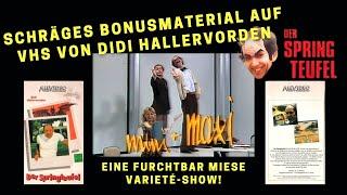 Seltenes Bonusmaterial des All Video VHS-Tapes von DER SPRINGTEUFEL mit Dieter "Didi" Hallervorden