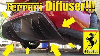 FERRARI DIFFUSER ON MR2 (pt. 4) FINALE!!!!!