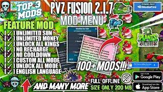 PvZ Fusion 2.1.7 Mod Menu  | No Password, MediaFire Link, Latest Features!