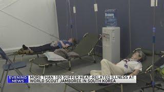 108 attendees at the World Scout Jamboree treated for heat-related illnesses in South Korea