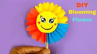 DIY Blooming Flower | How To Make Paper Toys | Kids Fun Paper Toys | Paper Craft | #shorts #ytshorts