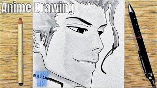 Easy anime drawings || How to Draw AIZEN (Bleach) - AIZEN (Bleach) Drawing Step-by-Step