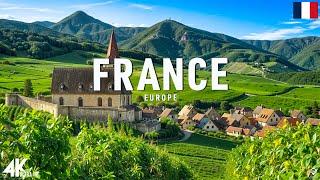 Francia 4K - Un viaggio visivo in 4K attraverso montagne, spiagge e campagna - Musica rilassante