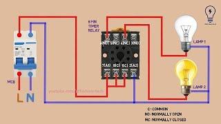 8 Pin Timer Relay Wiring Diagram | SRA Electrical