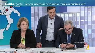 'Guerra civile', Maurizio Gasparri a David Parenzo: "Me so' stancato! Insulti e minacce ...