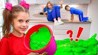 Eva and Friends Boys vs Girls Challenge and Science Experiments