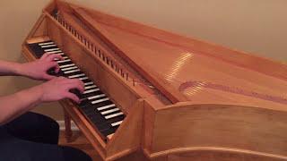 William Byrd: Coranto in A minor - Zuckermann Bentside Spinet For Sale -