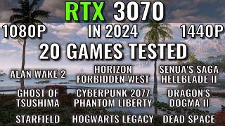 RTX 3070 in 2024 - 20 Games Tested - 1440p, 1080p