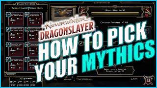 Neverwinter- How to chose Your Mythic Gear !