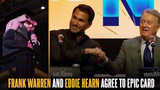 Frank Warren vs Eddie Hearn in ALL Fights agreed! Turki Alalshikh reveals extraordinary 2024 plans 