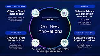 Recap of #VMwareExplore Major Announcements