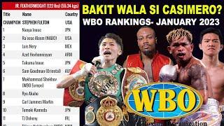 Breaking: Inoue #1 sa WBO Super Bantamweight Rankings | John Riel Casimero HINDI Napasok sa Top 15