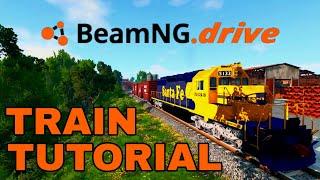 How To Place A Train On The Tracks In BeamNG - Tutorial