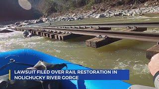 3 federal agencies sued over CSX rail repair work in Nolichucky Gorge